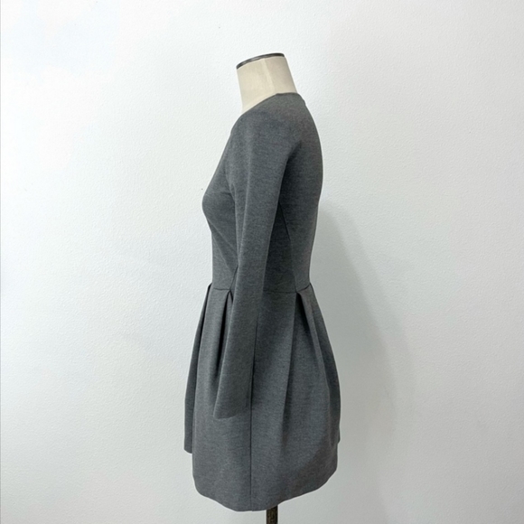 Aritzia Talula Tartine Gray Fit Flare Dress - Picture 3 of 3